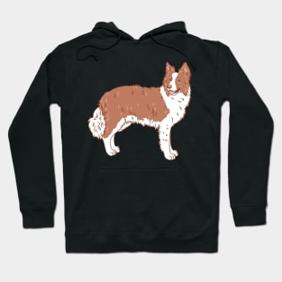 Red Border Collie Hoodie